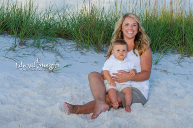 Fort Morgan Family beach portraits pix