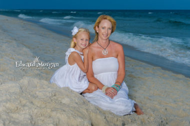 Fort Morgan family beach portraits children
