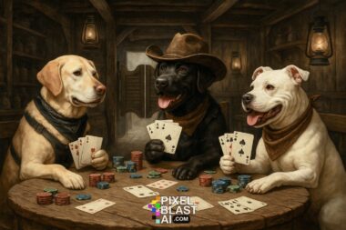 20250419 1711 Dogs' Poker Saloon Remix 01js81j8y2e558f2sh3cw731bw 20250419 1711 Dogs' Poker Saloon Remix 01js81j8y2e558f2sh3cw731bw