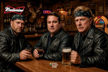 20250521 1216 Biker Bar Moments Remix 01jvsxe8y3fyyrr62056jtq8rj 20250521 1216 Biker Bar Moments Remix 01jvsxe8y3fyyrr62056jtq8rj