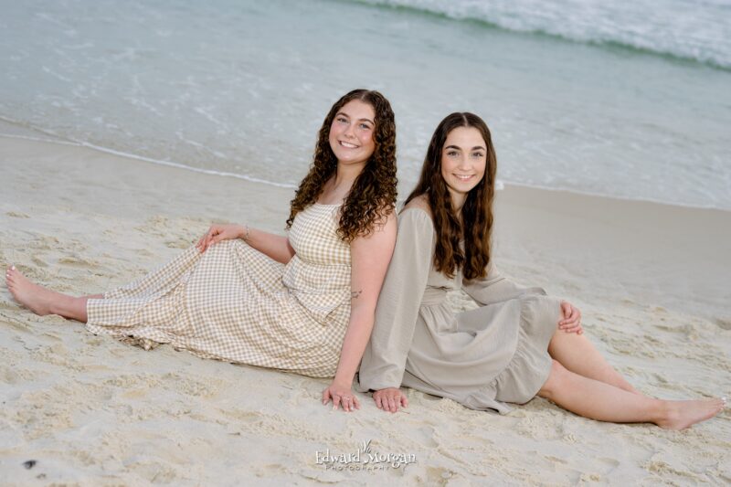 Gulf Shores Family Beach Portrait, Sisters 