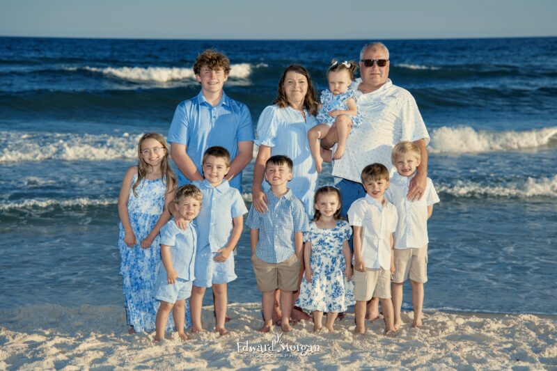 Gulf Shores family portrait in April 2026