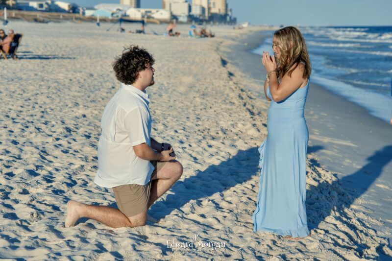 Gulf Shores Beach Wedding Proposal 