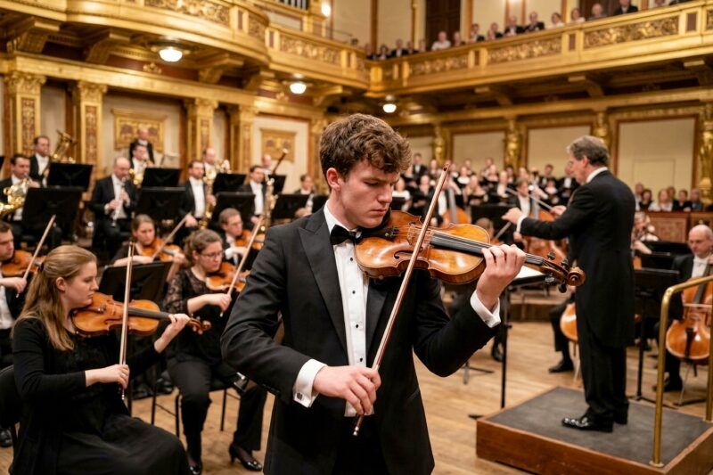 High School Senior Photo Enhanced with AI 