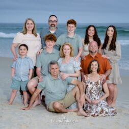 Gulf Shores family beach portraits Large group photo