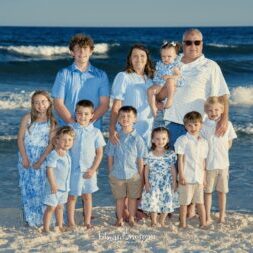 Gulf Shores family portrait in April 2026